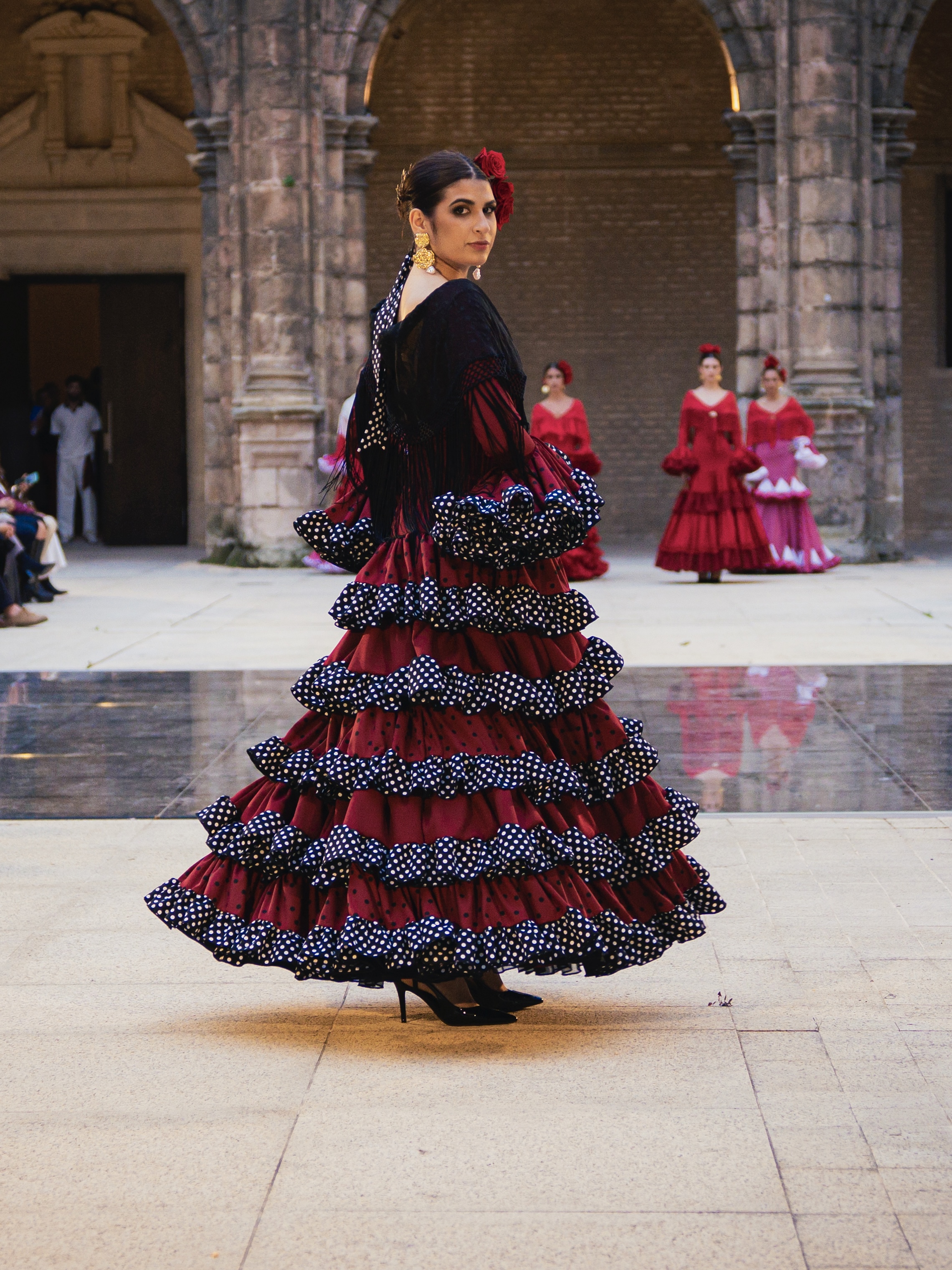 Vestido volantes - Foto 1